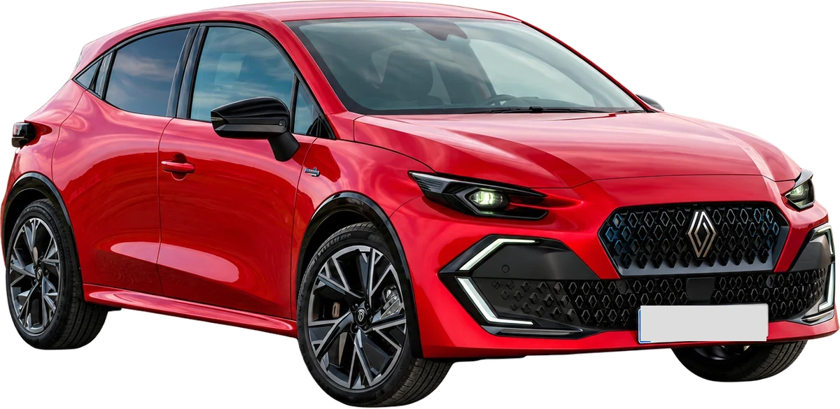 Renault Clio visto de frente