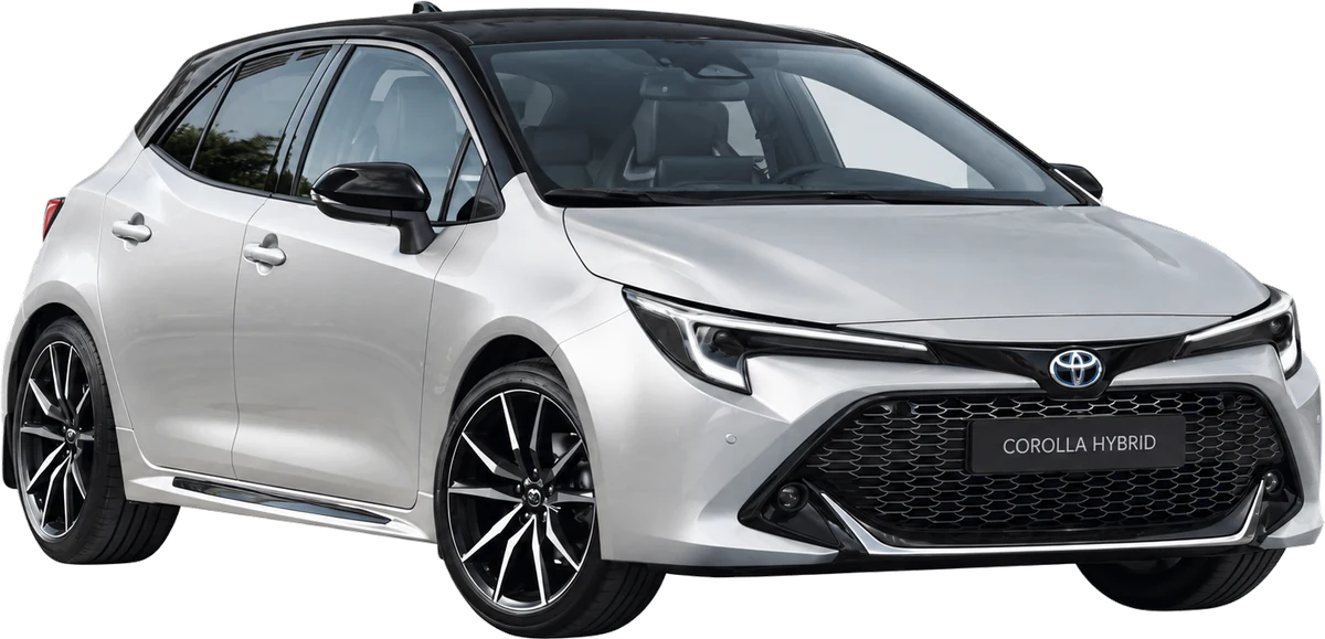 Toyota Corolla visto de frente